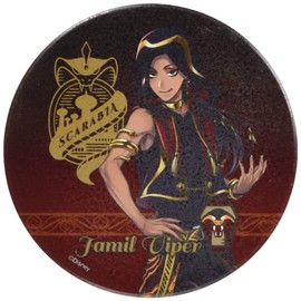 Tees Factory TWL-5580693JM Twisted Wonderland Coaster Jamil Viper Φ4.1 x D 0.3 inches (10.3 x 0.8 cm)