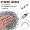 RAHHLIZS 300 Pcs 10cm Ball Bead Chains 3mm Ball Chain