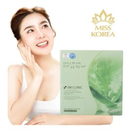 Set 3W Clinic Aloe Vera Skincare Coreano DíaNoche Piel Seca 5 Piezas                                                                                  