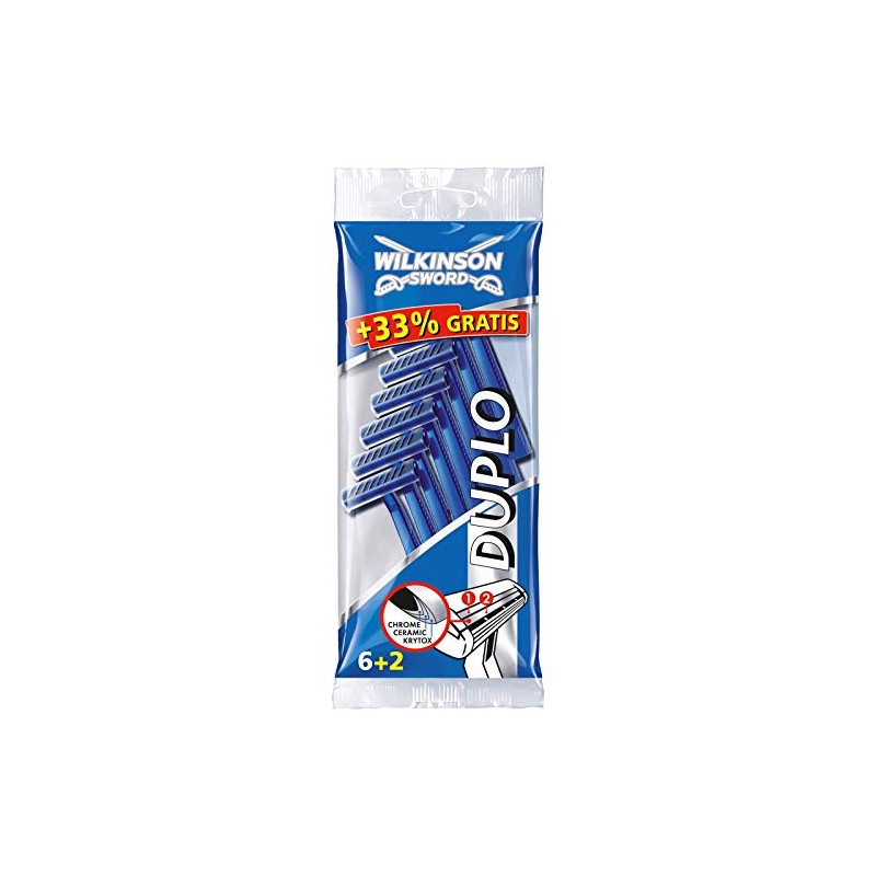 Wilkinson Sword Duplo Disposable Razor 4-Pack (4 Packs of 8)
