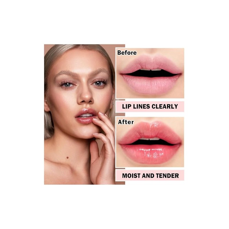 Balsamo Labios Lifter Gloss Aceite Labial Plumping 2 Packs Aceite