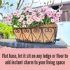 LaLaGreen Wall Planters - 2 Pack, 16 Inch Window Flower