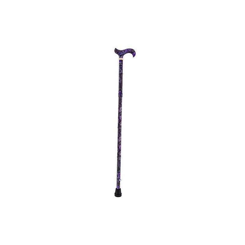Royal RC Canes Purple Majesty Adjustable Folding Designer Derby Cane
