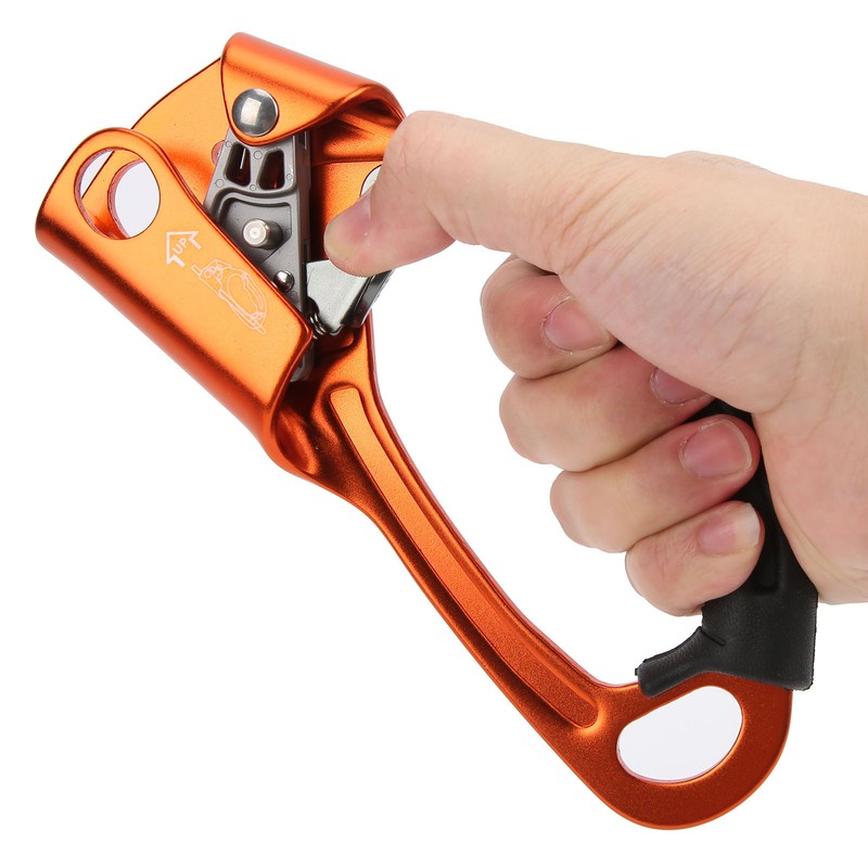 Climbing Hand Ascender Aviation Light Alloy Mountaineering Rock Rappelling Gear