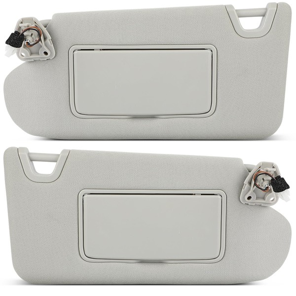 SCITOO Car Sun Visor Assbembly with Mirror Fit for 2013-2018