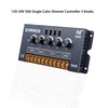 TOPAI LED Strip Dimmer, 5 Knob Control LED Strip Dimmer,