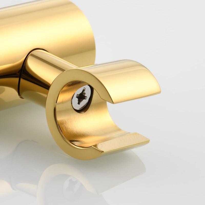 Tecmolog Adjustable Hand Held Shower Bracket Brass Shower Head Holder