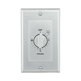 Reliance Controls WB015V Spring-Wound in-Wall Timer, 15-Minute, Silver