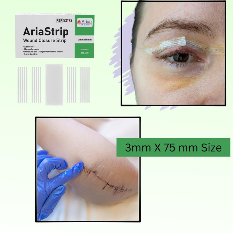 Arian Medical Ariastrip 3mm x 75mm 250 Sterile Skin Wound
