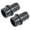 sourcing map PVC Hose Fitting Spigot Straight Pipe Adapter Hose