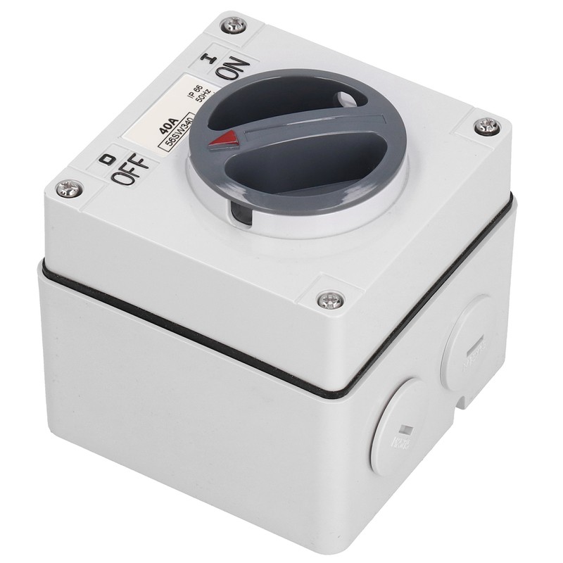 Outdoor Waterproof Switch Socket Dustproof Isolation Rotary OnOff Buttons Indicators