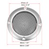 X AUTOHAUX 2" Car Speaker Grille Cover Mesh Trims Round