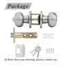 Probrico (5 Pack keyed Alike Locks, Entry Door Knobs Exterior,
