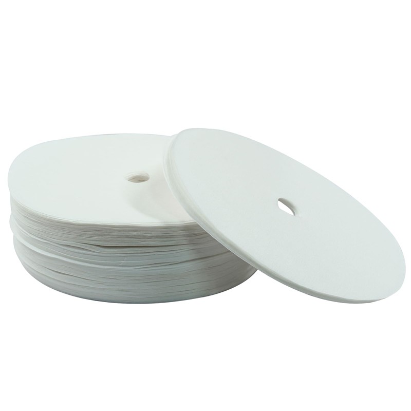 Rierdge 200 pcs White Round Coffee Filters, 3.75” Disposable Unbleached
