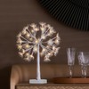 LITBLOOM Lighted Dandelion Tabletop Tree with Timer Battery Operated and