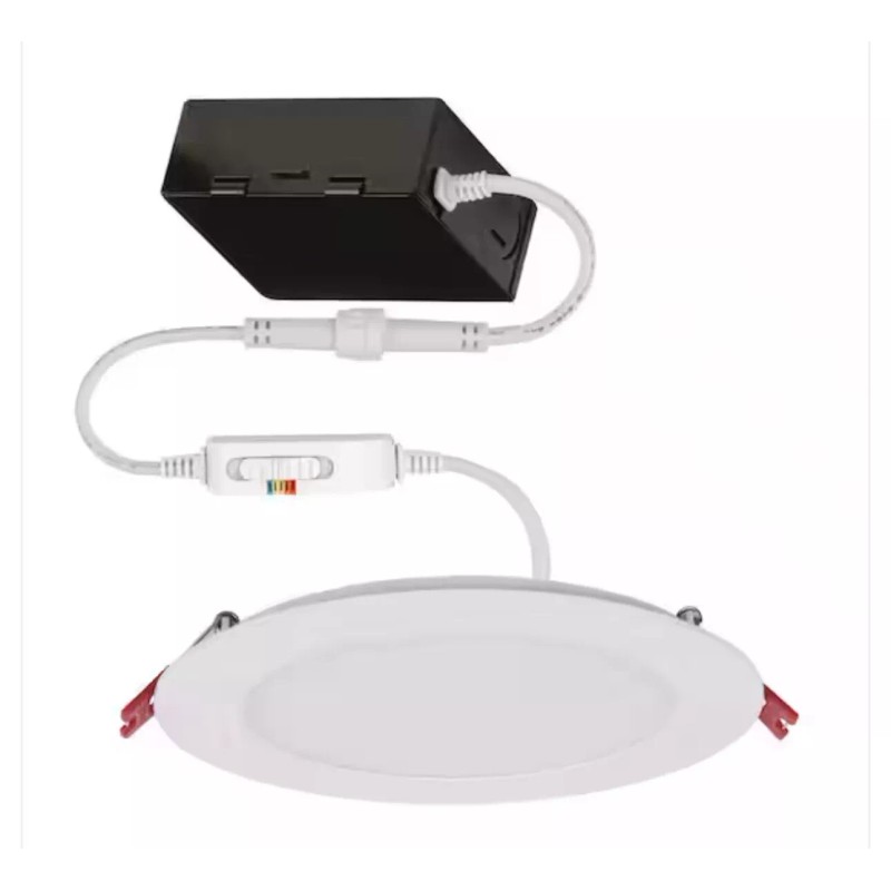 Commercial Electric Ultra Slim 6 in. Color Selectable Canless Recessed