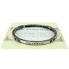 Emulily Serenity Prayer Inspirational Stretch Bangle Bracelets with Rhine stone