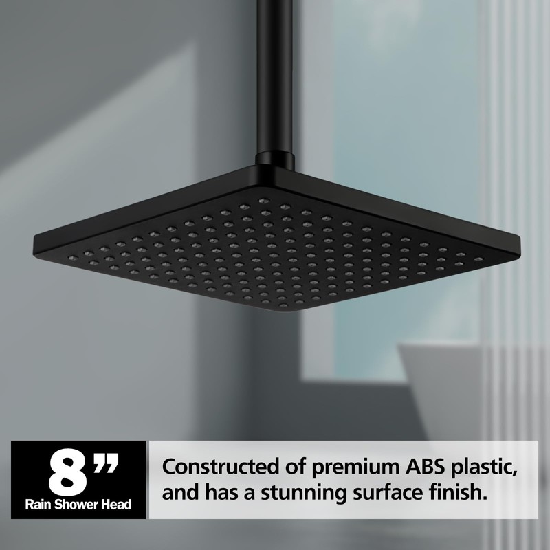 ACA International 8'' Bathroom Overhead Shower Head Rain Shower Head