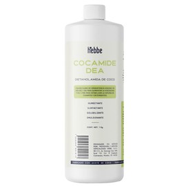 Hebbe - Dietanolamida de Ácidos Grasos de Coco, Emulsionante y Estabilizador de Espuma para Cosméticos, 1000 g