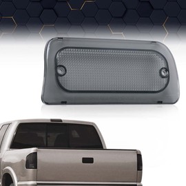 PIT66 3rd Brake Light Lens Smoke Cover Compatible with Chevy S-10 GMC Sonoma 1994-2004 (Extended Cab Only) 16520288,923-287