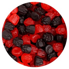 Raspberry & Blackberry Gummies, 1 Pound Bulk Bag, The Hampton Candy Company