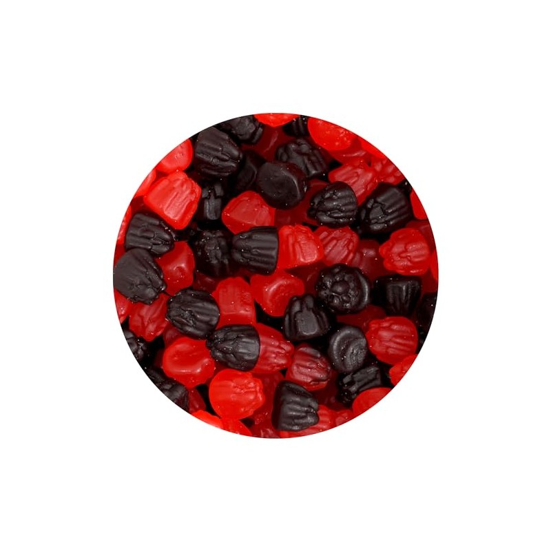 Raspberry & Blackberry Gummies, 1 Pound Bulk Bag, The Hampton