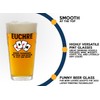 Euchre Pint Glass 16oz -Where friendships - Euchre Gifts Euchre