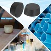 PATIKIL Solid Rubber Stoppers 11#, 5 Pack Tapered Lab Seal