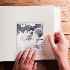 50 Pack Self Adhesive Index Card Pockets with Top Open for Loading, Clear Plastic Labels Holders for Organizing and Protecting Your Index Cards or Photos(4.1 x 4.1 Inches)