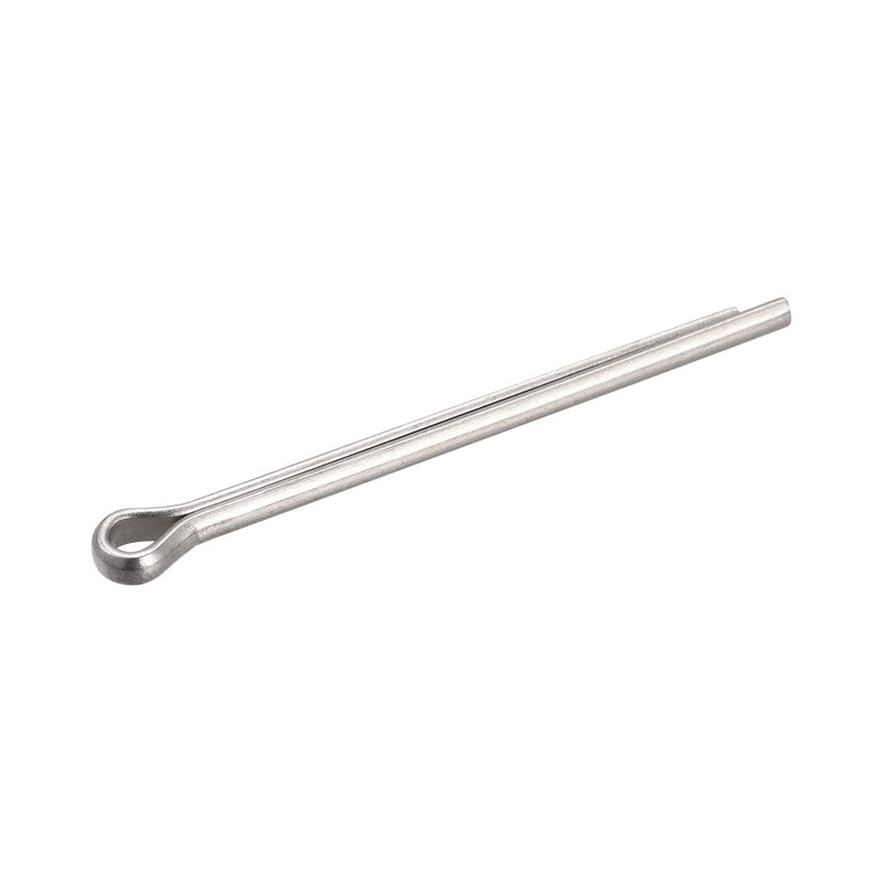 sourcing map Split Cotter Pin, 3mm x 40mm Stainless Steel
