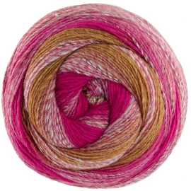 LANA GROSSA Gomitolo Fusione Wick Yarn with Colour Gradient, Hand Knitting Yarn Made of 60% Virgin Wool and 40% Polyacrylic, 200 g Wool for Knitting and Crocheting, 700 m Yarn