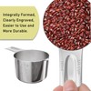 BERYLER 1PCS 3/4Cup (180ml, 6oz) Single Measuring Cup, Stainless Steel