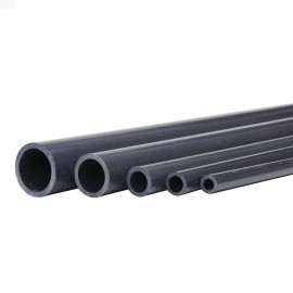 Manufacturer Direct PVC Pipe Schedule 80 Industrial Grade Grey 1-1/4 Inch (1.25) Grey/PVC - 8FT, 1