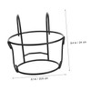 Levemolo Hanging Wall Planter Medium Rustic Iron Flower Holder for