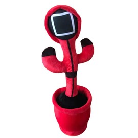 Dancing Cactus Plush Toy Wiggling Plushy Action Figures Toy Electronic Shake Dancing Cactus Best Christmas Birthday Gift for Kids