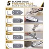 Matework 6 in 1 Caulking Tool, Stainless Steel Caulk Remover