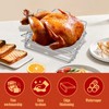 Adjustable Roasting Rack for 9x13 Pan, Stainless Steel Turkey Rack