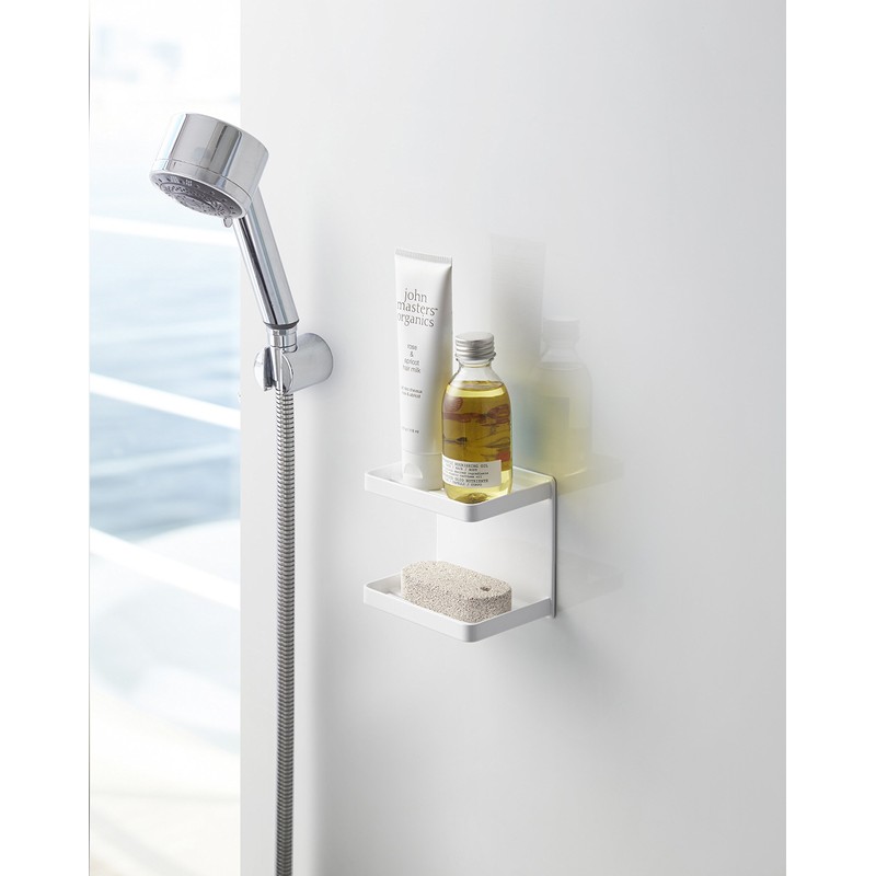 Yamazaki 3809 Magnetic Soap Tray Tower, White, Approx. W 4.7