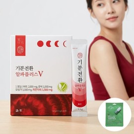 Mood-boosting Alpha Plus Psyllium Husk V-Line Stick 20 packs / 기분전환 알파플러스 차전자피 브이라인스틱 20포