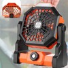 Outdoor Portable Fan Stepless Speed Control High Wind Fan Camping