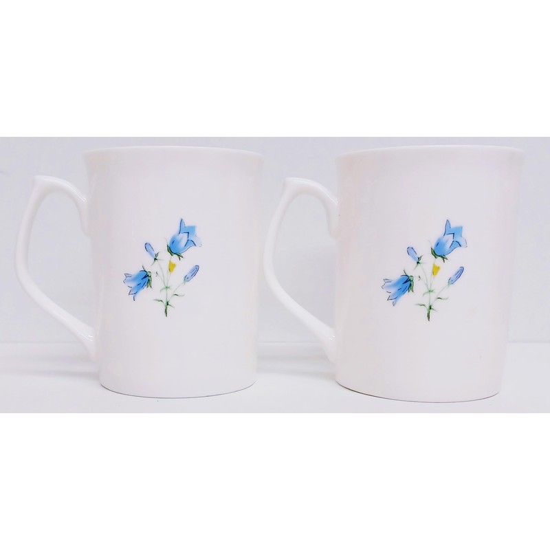 Rainbow Decors Bluebell Mugs Set of 2 Bone China Harebell