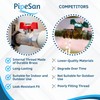 PipeSan Ball Valve 3/4 Inch Double Thread (Female/Male Thread) with