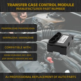 Dasbecan 68499620AA 68499620AB Transfer Case Control Module Compatible with Dodge Durango 2021-2025 Jeep Grand Cherokee WK 2022 OEM# P68499620AA P68499620AA
