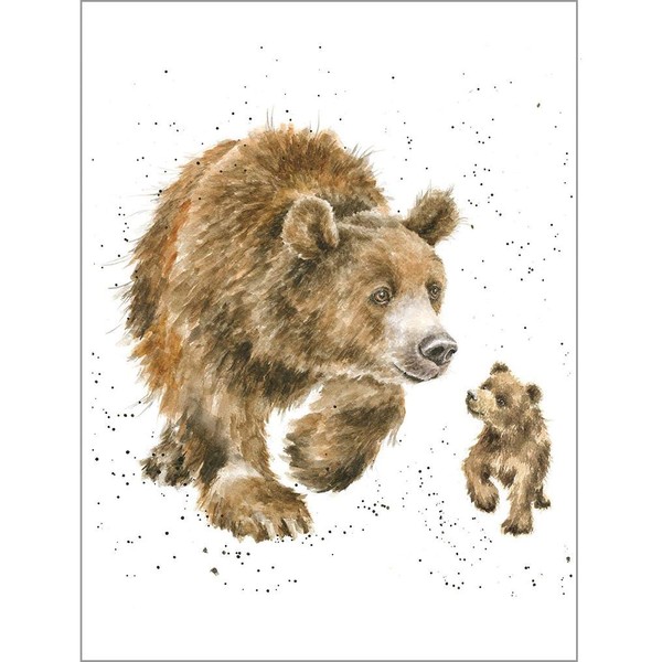 Wrendale Designs Greeting Card - FOLLOW ME (Bears)