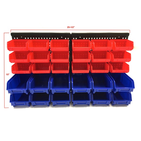 MaxWorks MaxWorks 80694 30-Bin Wall Mount Parts Rack/Storage for your