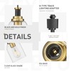 zeyu 3-Light H-Type Track Lighting Pendants, Modern Track Lighting Fixtures,