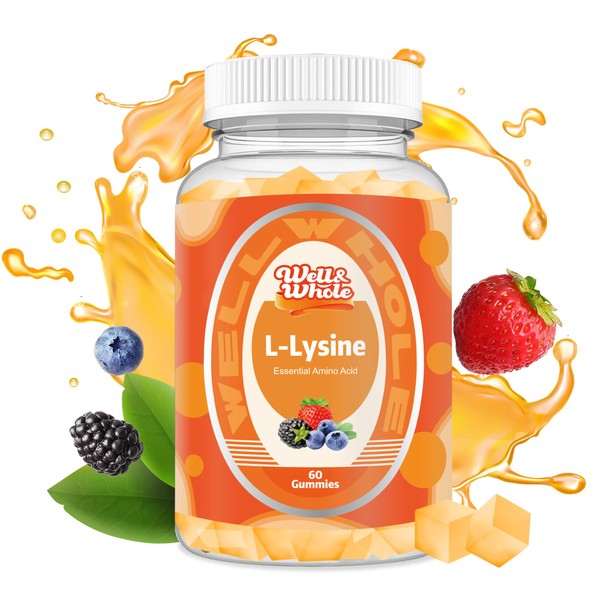 L-Lysine Gummies 1000mg - L-Lysine Supplements for Kids and Adults
