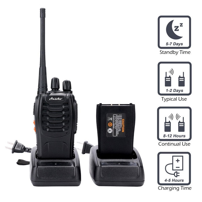 Walkie talkies 10 Pack Long Range Rechargeable 2 Way Radio
