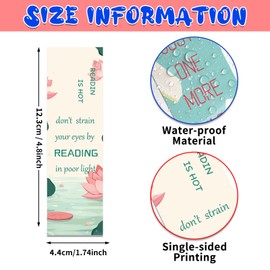 Palumma 30 Pcs Paper Bookmarks 30 Different Styles, Read Cute Book Marks Fashion Style Book Accessories, Natural Style Bookmarks for Book Lovers, Women (Macaron Color Scheme)