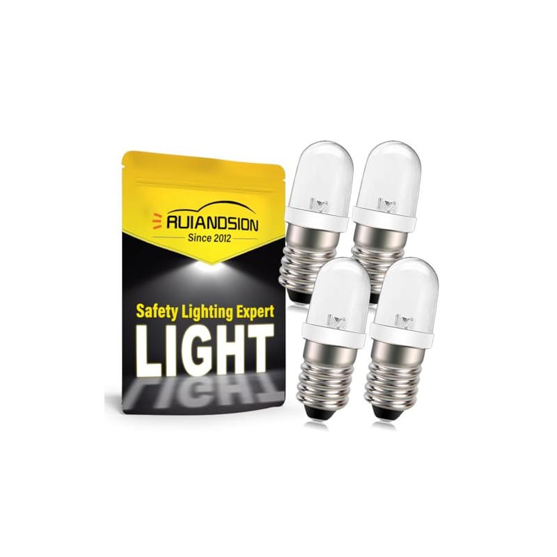 Ruiandsion E10 LED Bulb 120V AC Screw Base LED Replacement